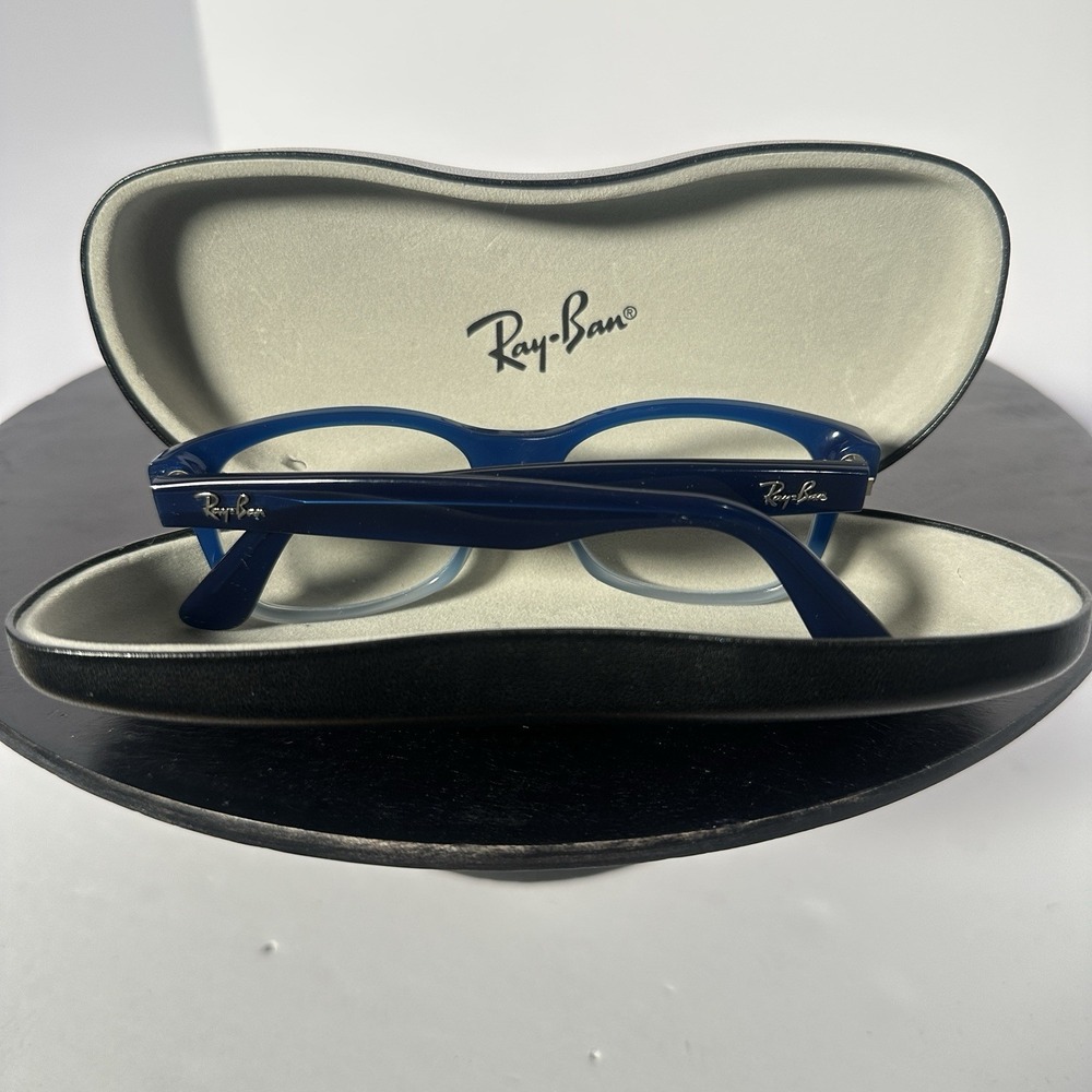 Ray-Ban Optics Eyeglasses Frame RB1528-3581 Kids Blue‎ Full Rim Square 48-16-130